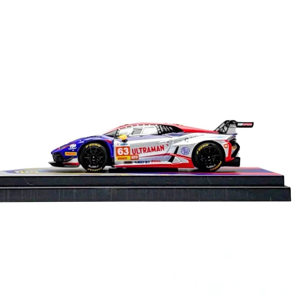 Trends Hobby Lamborghini Huracan GT3 EVO 2 #63 Ultraman China GT 2026 1:64 Diecast Model Car (TH-124)