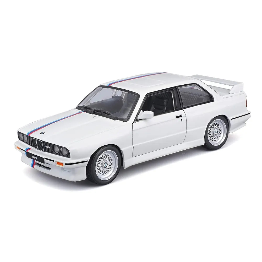 Bburago 1:24 1988 BMW M3 E30 White Diecast