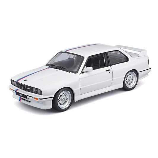 Bburago 1:24 1988 BMW M3 E30 White Diecast