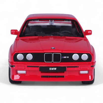 Bburago 1:24 1988 BMW M3 E30 Red Diecast Car