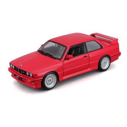 Bburago 1:24 1988 BMW M3 E30 Red Diecast Car