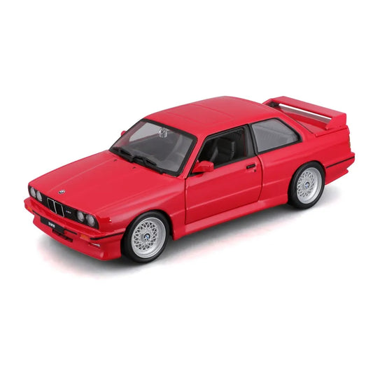 Bburago 1:24 1988 BMW M3 E30 Red Diecast Car