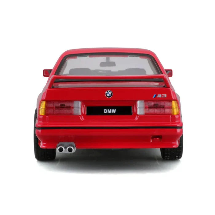 Bburago 1:24 1988 BMW M3 E30 Red Diecast Car