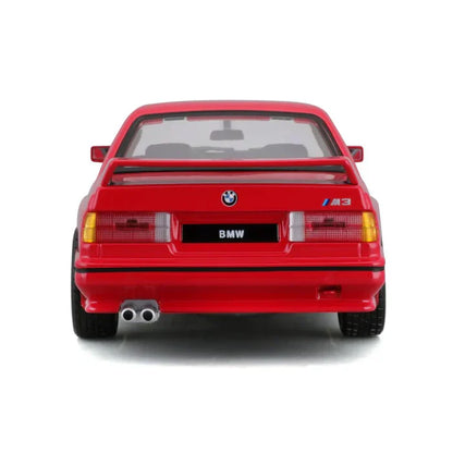 Bburago 1:24 1988 BMW M3 E30 Red Diecast Car