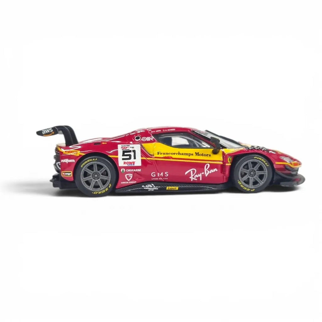 Bburago 2025 Ferrari 296 GT3 #51 1:43 Scale Diecast Model