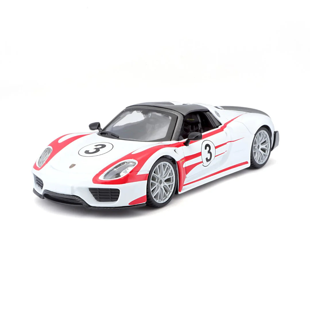 Bburago Porsche 918 Weissach 1:24 Scale Diecast Model
