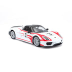 Bburago Porsche 918 Weissach 1:24 Scale Diecast Model