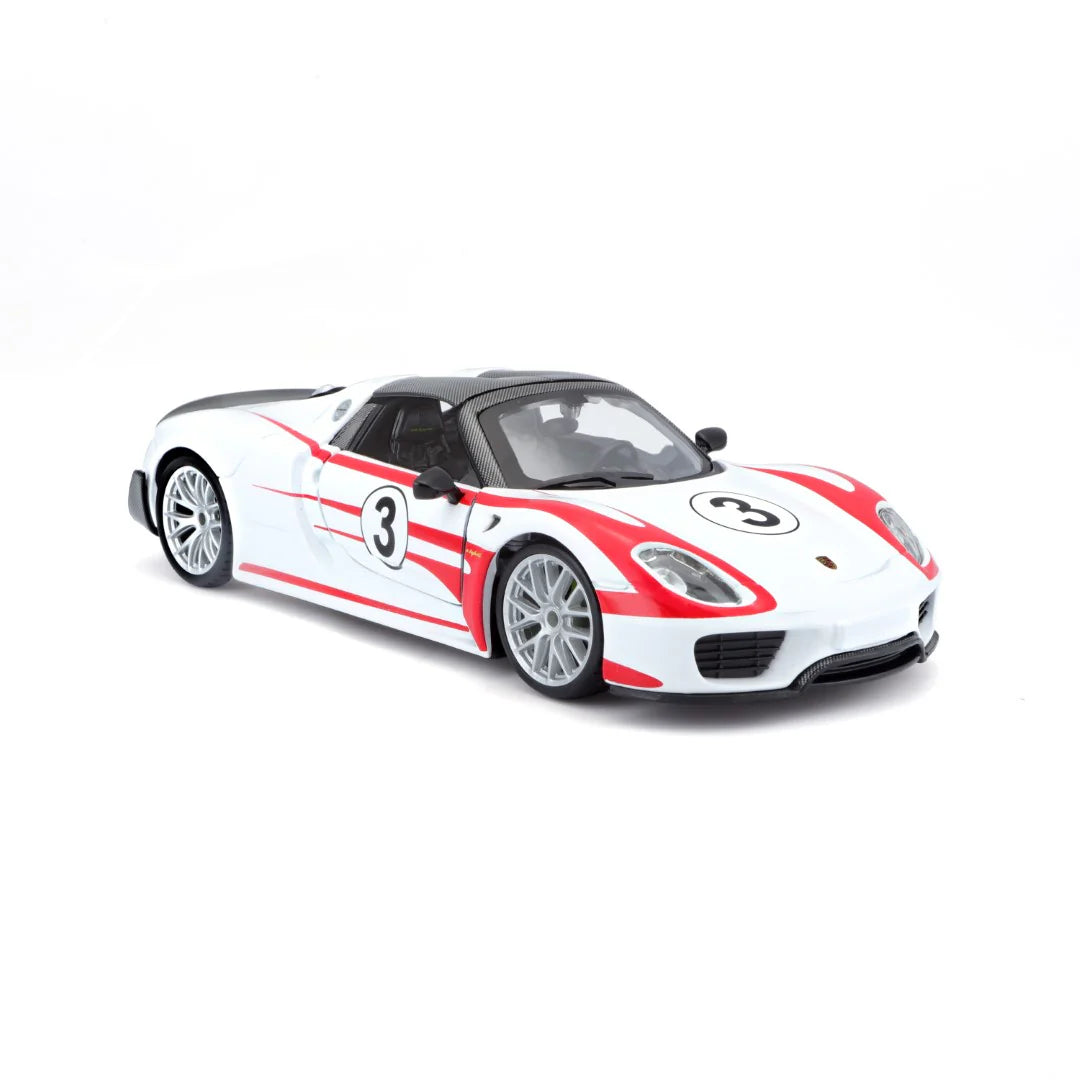Bburago Porsche 918 Weissach 1:24 Scale Diecast Model