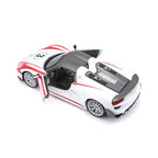 Bburago Porsche 918 Weissach 1:24 Scale Diecast Model