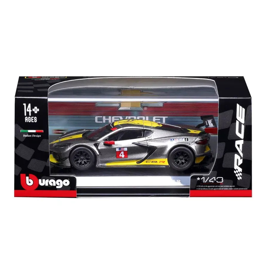 Bburago 2020 Chevrolet Corvette C8.R 1:43 Scale Diecast Model