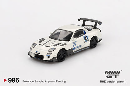 MiniGT 1:64 Mazda RX-7 (FD3S) Itosyoukai Rei-gouki with RE Amemiya Diecast Model