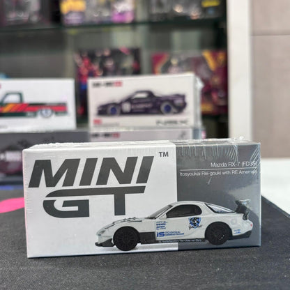 MiniGT 1:64 Mazda RX-7 (FD3S) Itosyoukai Rei-gouki with RE Amemiya Diecast Model
