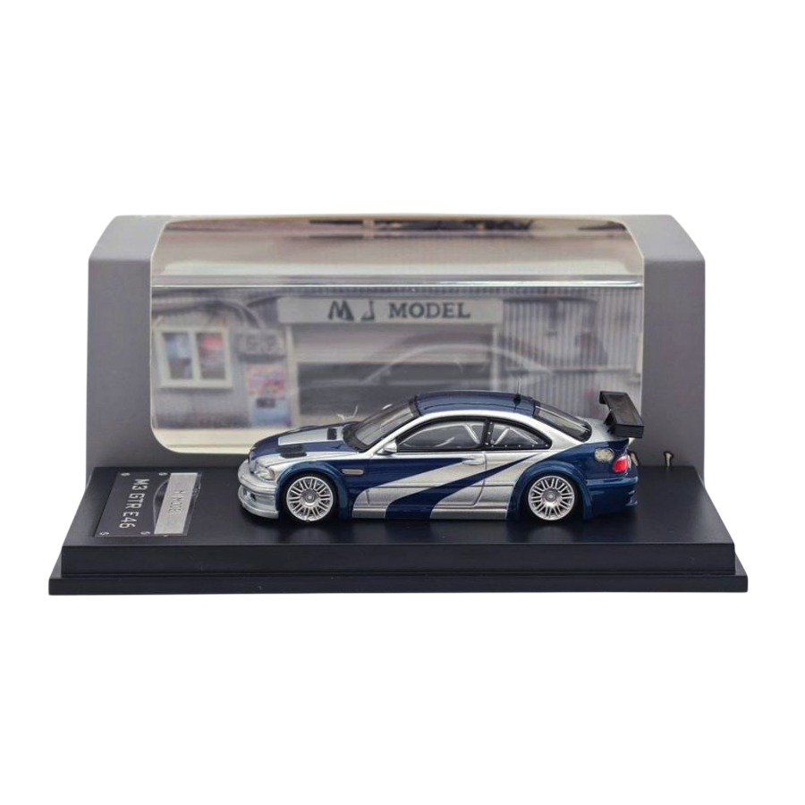 MJ Model BMW M3 GTR E46 Need For Speed Livery 1:64 Scale Diecast Model Car