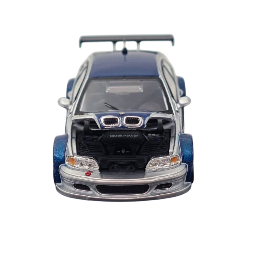 MJ Model BMW M3 GTR E46 Need For Speed Livery 1:64 Scale Diecast Model Car