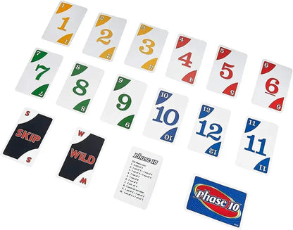 Phase 10 cards