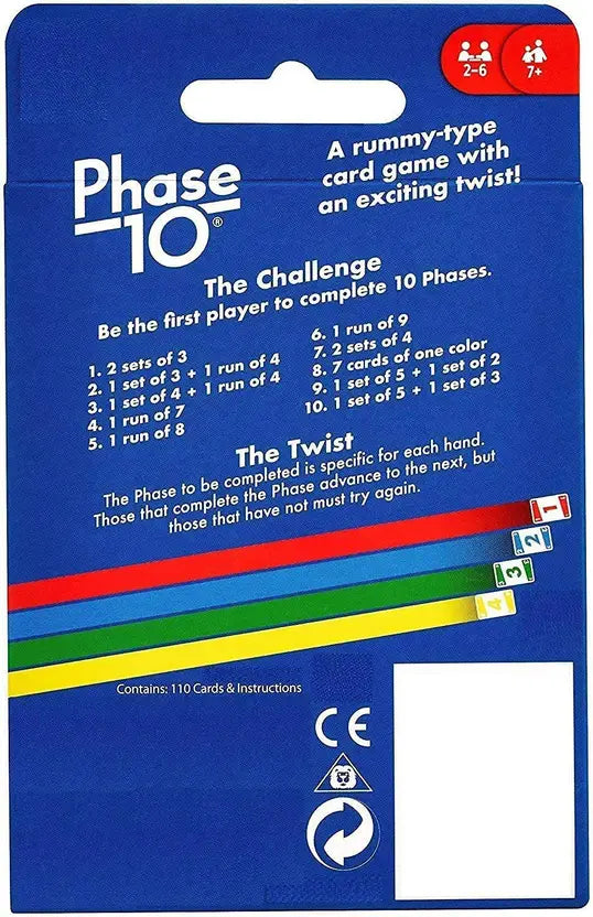 Phase 10 cards