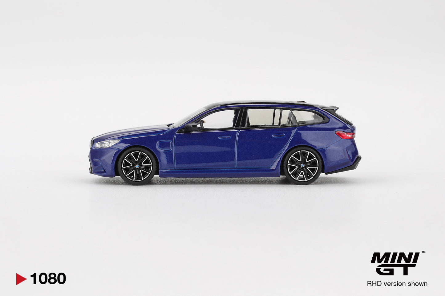 MiniGT 1:64 BMW M5 Touring Marina Bay Blue Metallic Diecast Model