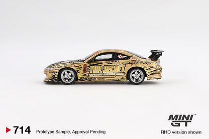 MiniGT 1:64 Nissan Silvia (S15) Top Secret D1GP Diecast Model