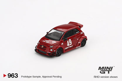 MiniGT 1:64 LB-WORKS x Abas Works ABARTH 595 Red Diecast Model