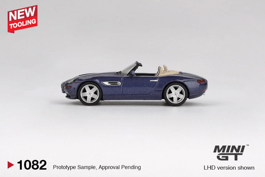 MiniGT 1:64 BMW Z8 Alpina Alpine Blue Diecast Model