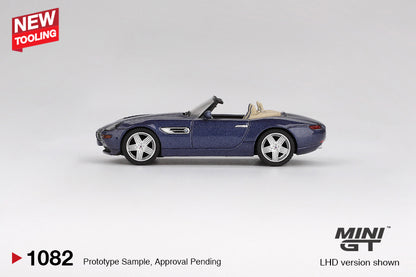 MiniGT 1:64 BMW Z8 Alpina Alpine Blue Diecast Model