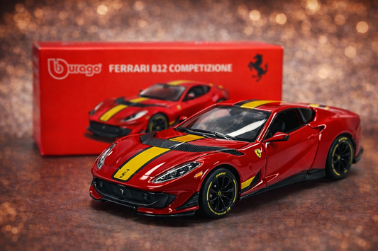 Ferrari 812 Competizione Official 1:64 Scale Model Car by Bburago
