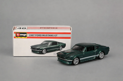 1967 Ford Mustang GT Official 1:64 Scale Model Car by Bburago