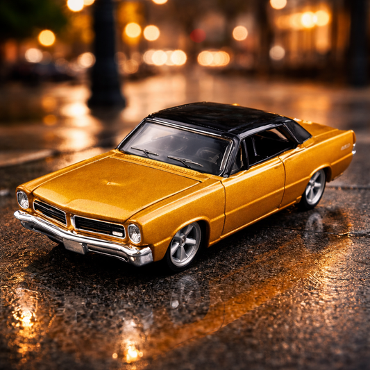 1965 Pontiac GTO Offcial 1:64 Scale Model Car by Bburago