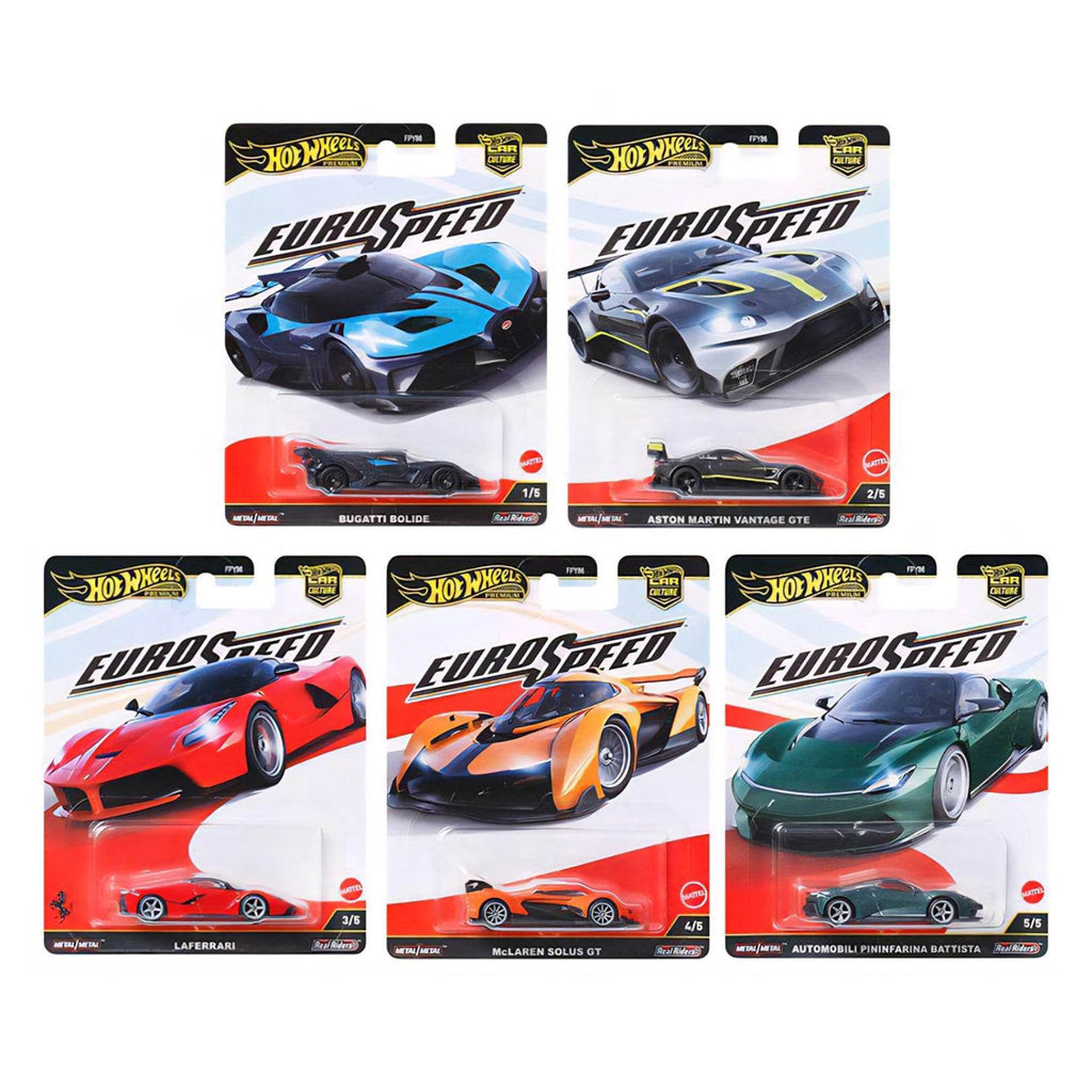 Hot Wheels Eurospeed (Set of 5)