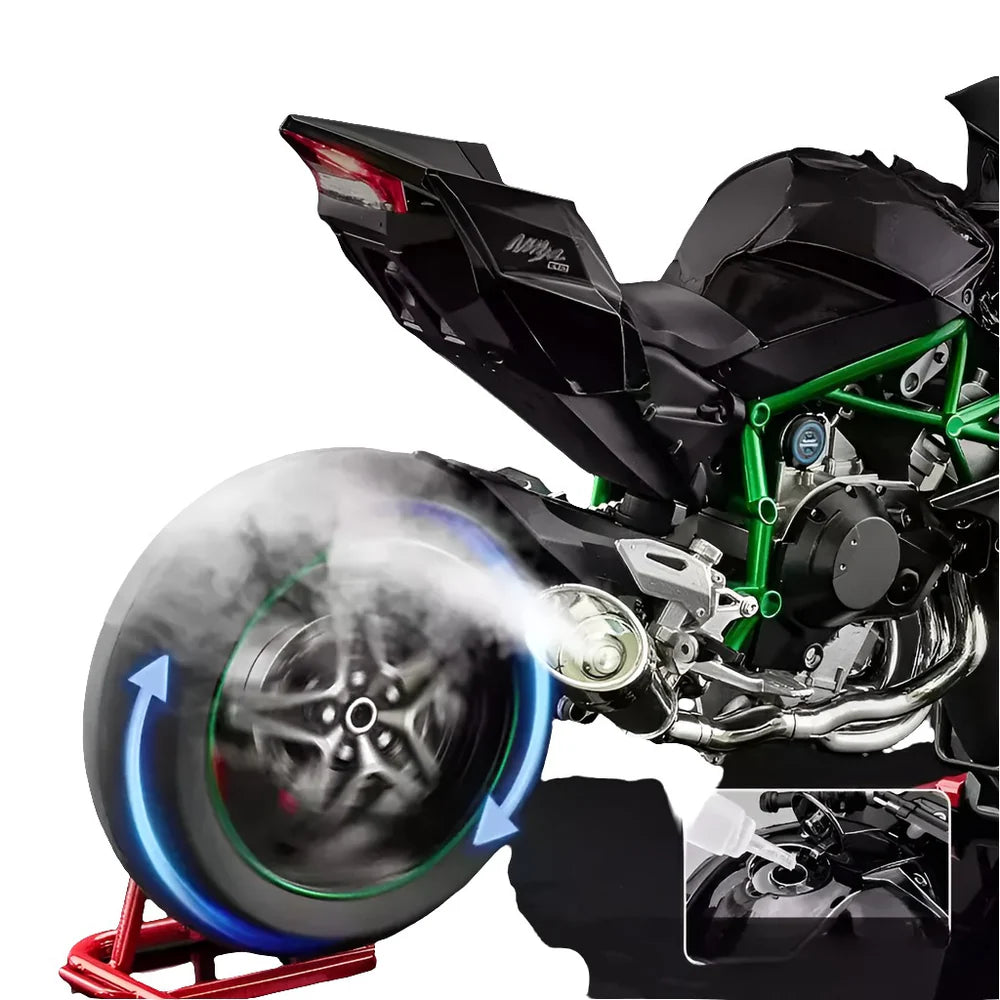 Kawasaki H2R 1:6 Scale Model (Matte Black)