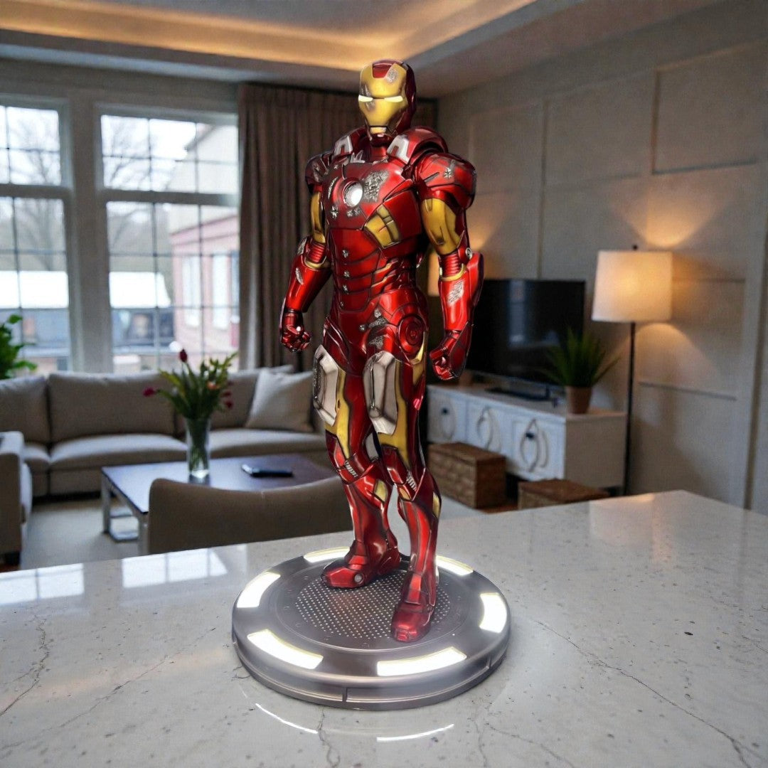 Iron Man Action Figure with Base Light