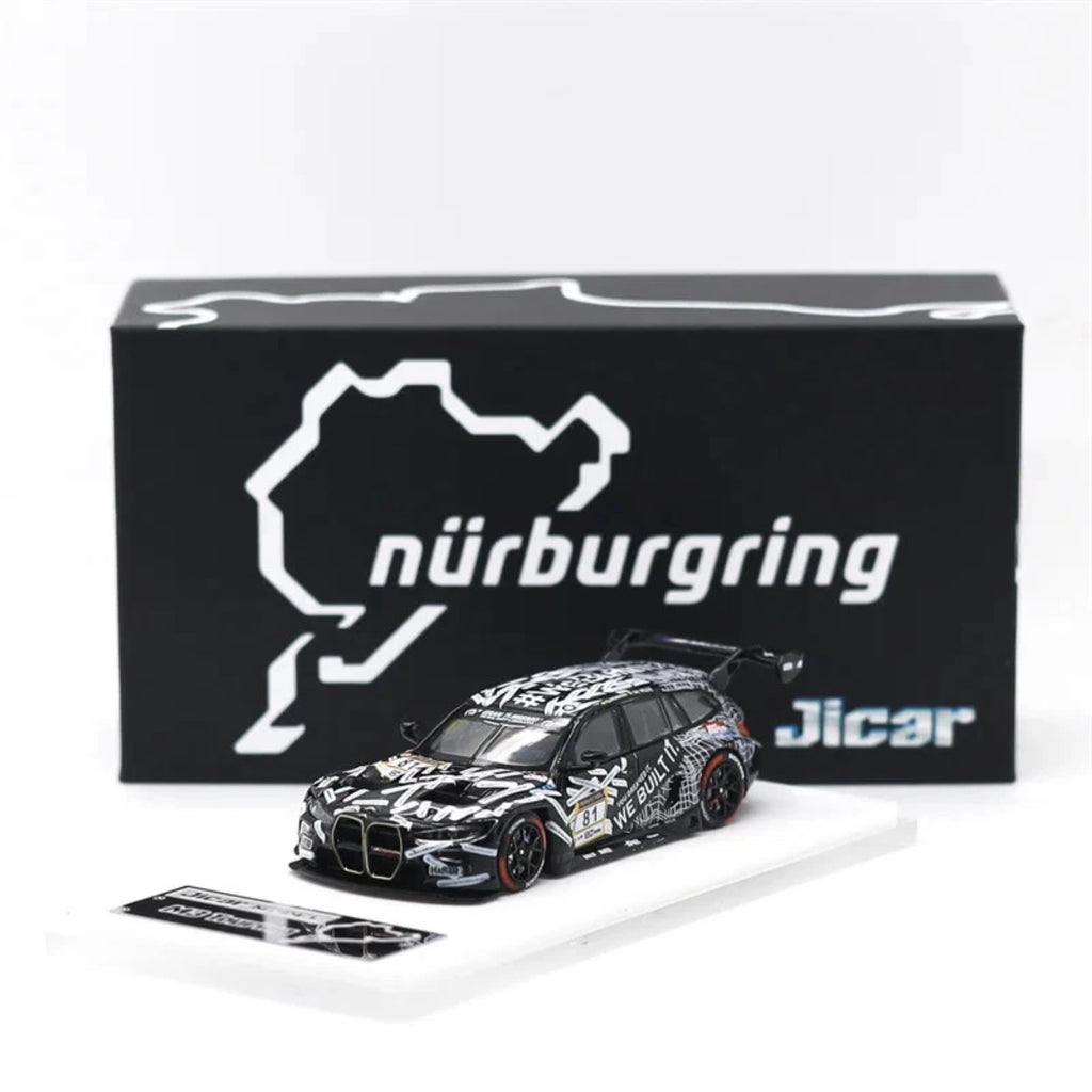 JICAR BMW M3 Touring G81 Nurburgring 24h #81 1:64 Diecast Model Car