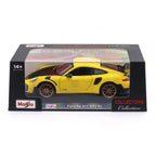 Maisto Porsche 911 GT2 RS Yellow 1:24 Scale Diecast Model