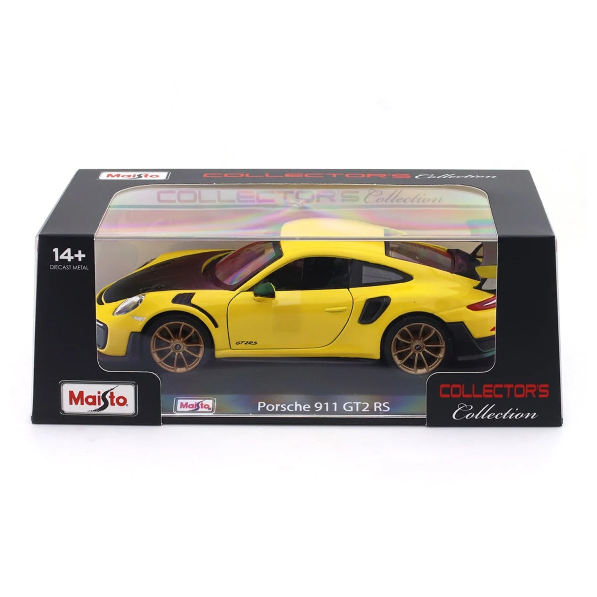 Maisto Porsche 911 GT2 RS Yellow 1:24 Scale Diecast Model