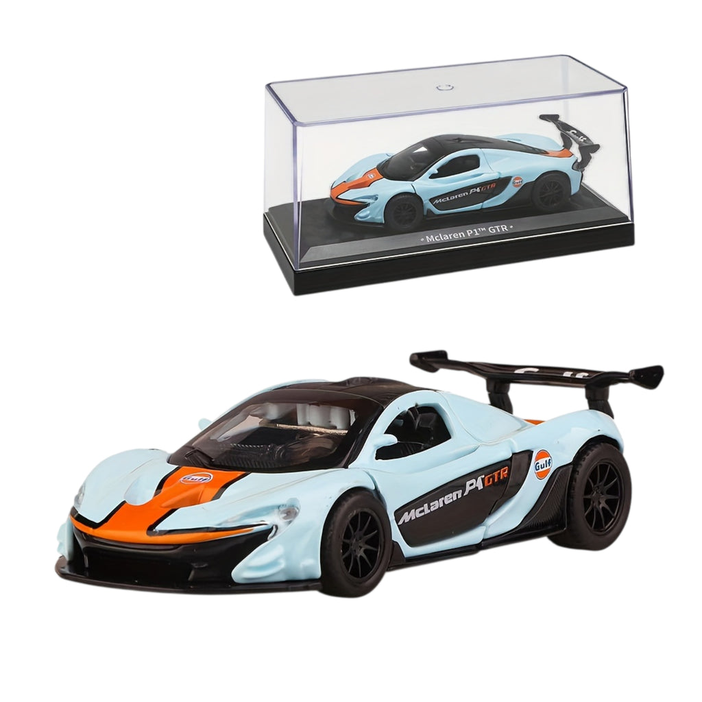 CCA McLaren P1 GTR Gulf Livery 1:40 Scale Diecast Model