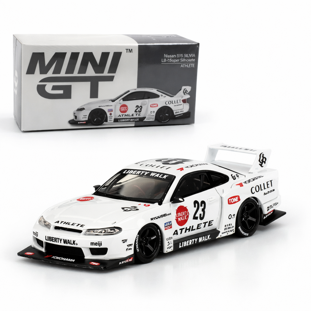 Mini GT Nissan S15 Silvia LB Super Silhouette Official Model Car by MiniGT