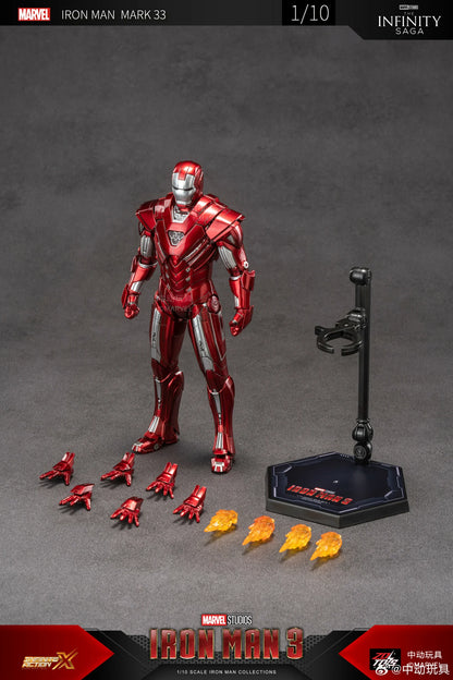 ZD Toys Iron Man Mark 33 "Silver Centurion" 1/10 Scale Action Figure