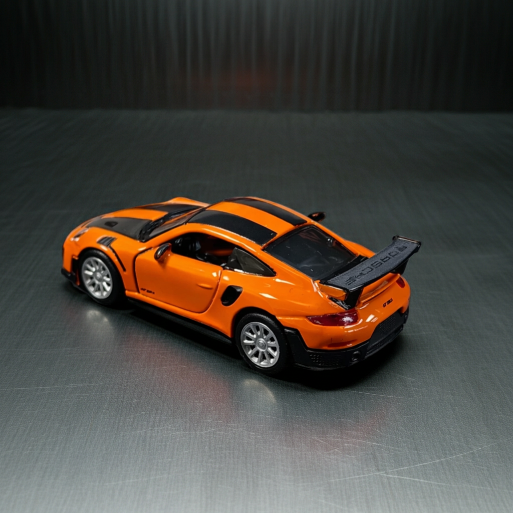 Porsche 911 GT2 RS Official 1:64 Scale Model Car by Bburago (Orange)