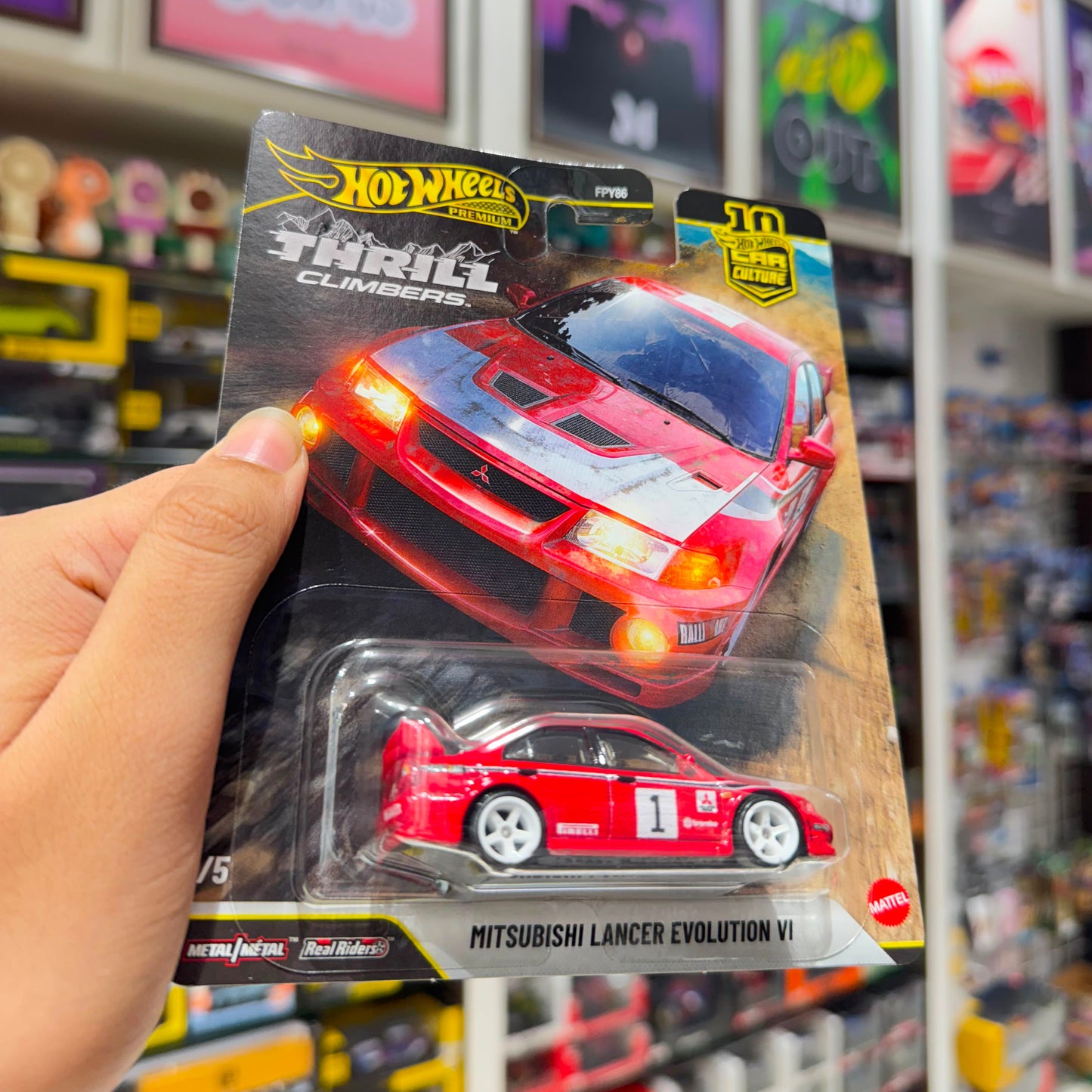 Hot Wheels Thrill Climbers Mitsubishi Lancer Evolution VI