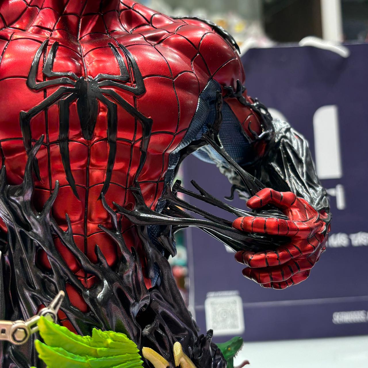 Spider-Man Symbiote Resin Bust Figure by 27Abyss Studio