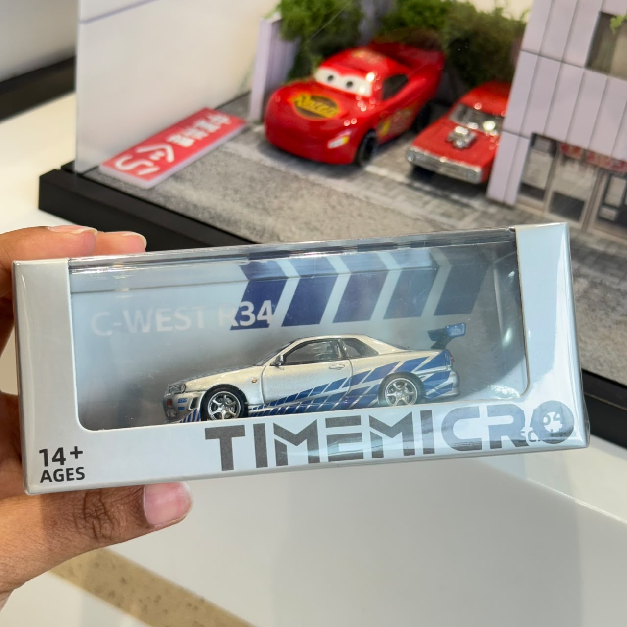 TimeMicro C-West Nissan Skyline GT-R R34 1:64 Scale Diecast Model (Brian O'Conner Tribute)