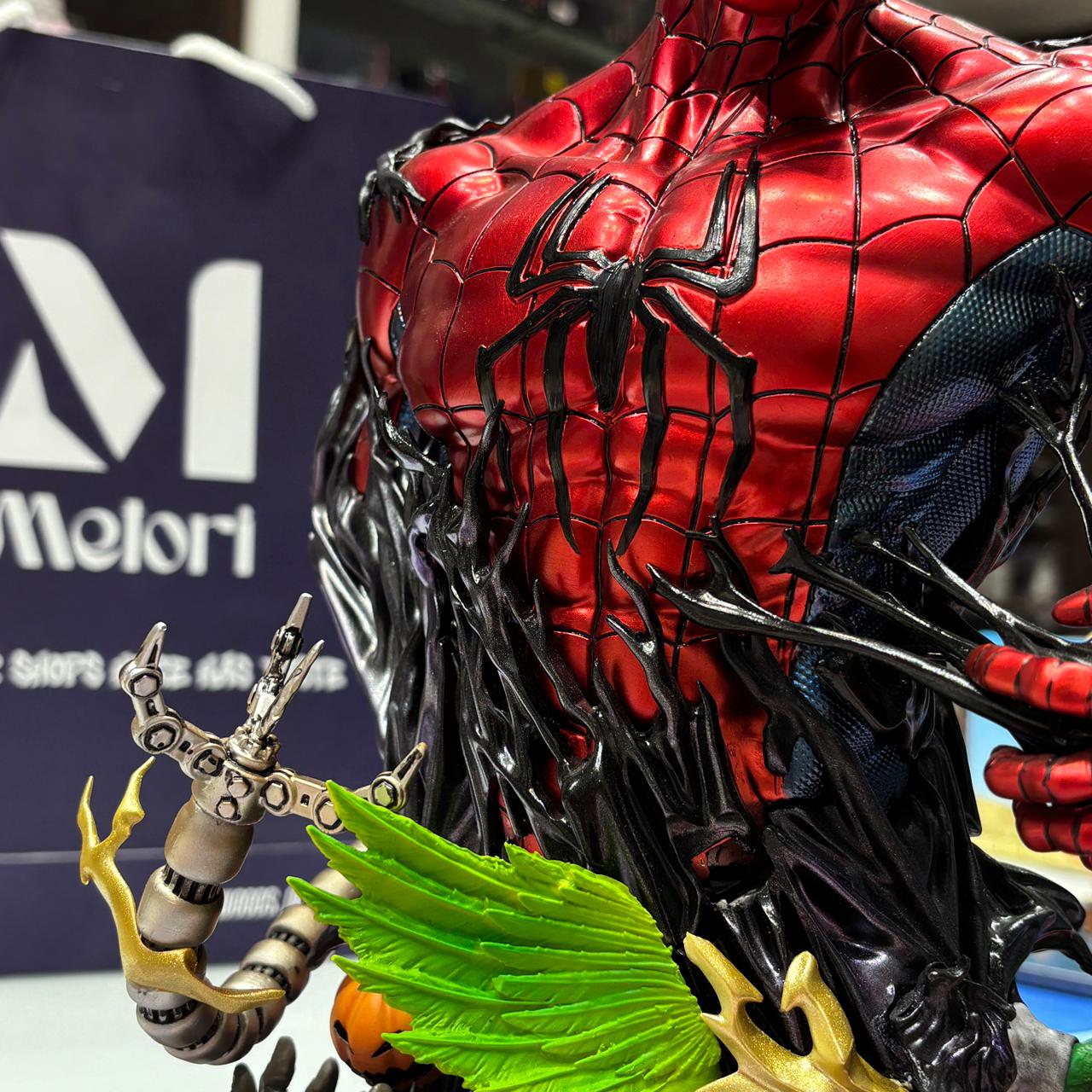 Spider-Man Symbiote Resin Bust Figure by 27Abyss Studio