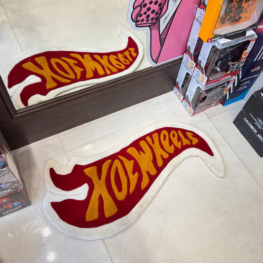 Hot Wheels Logo Rug