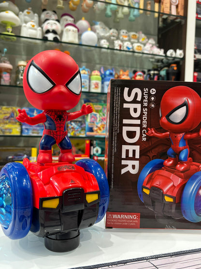 Spider-Man Musical Car Toy with LED Lights