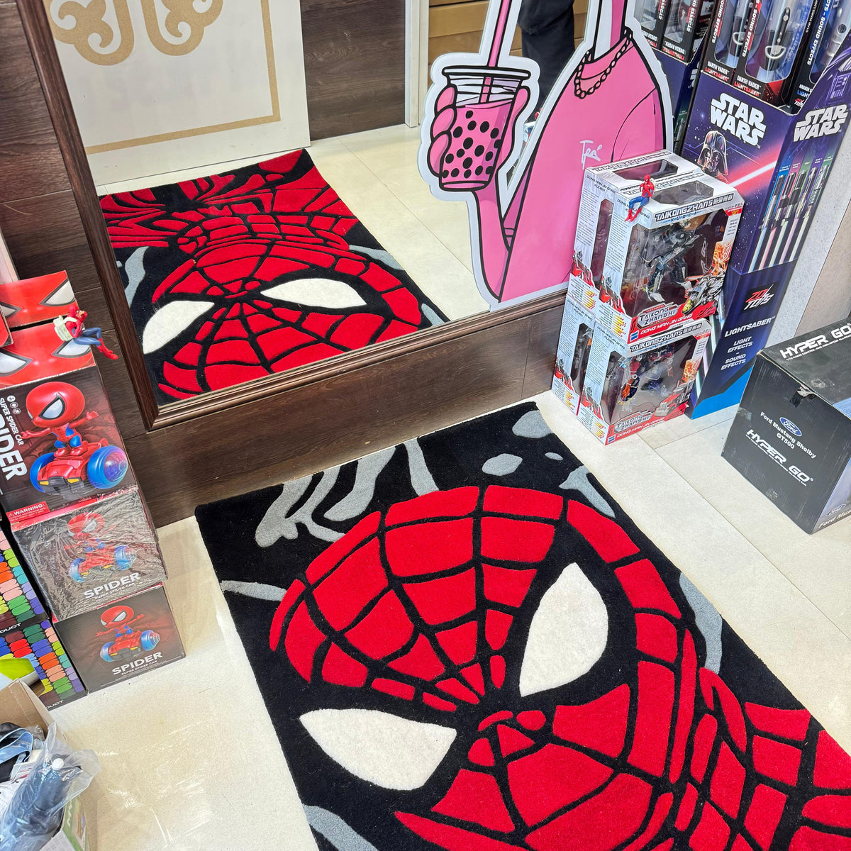 Handmade Spider-Man Rug