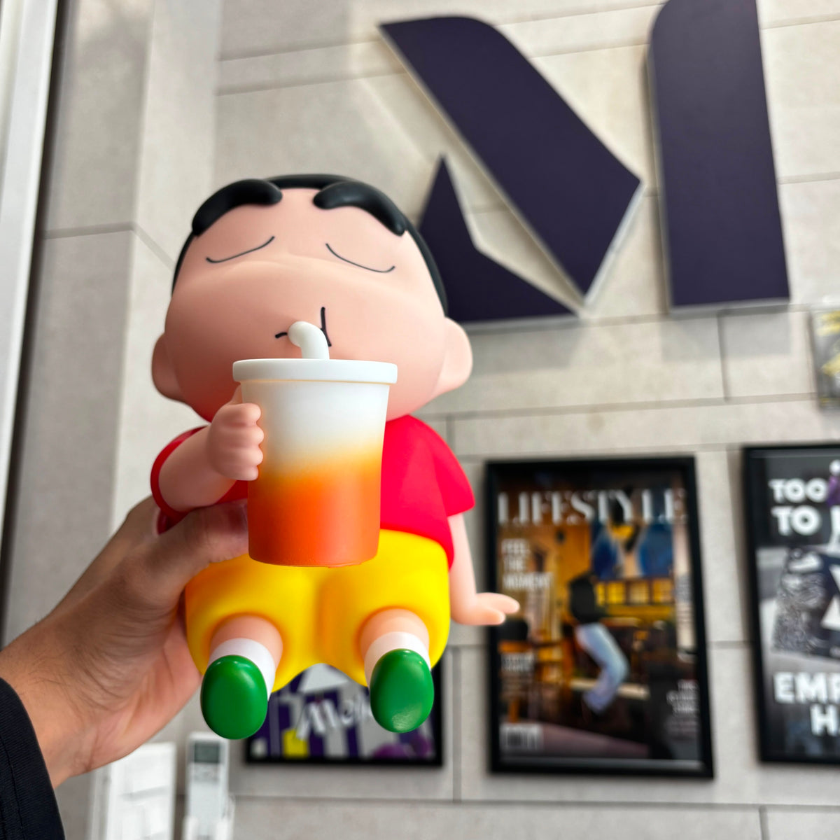 Cute Shinchan Sitting Lamp
