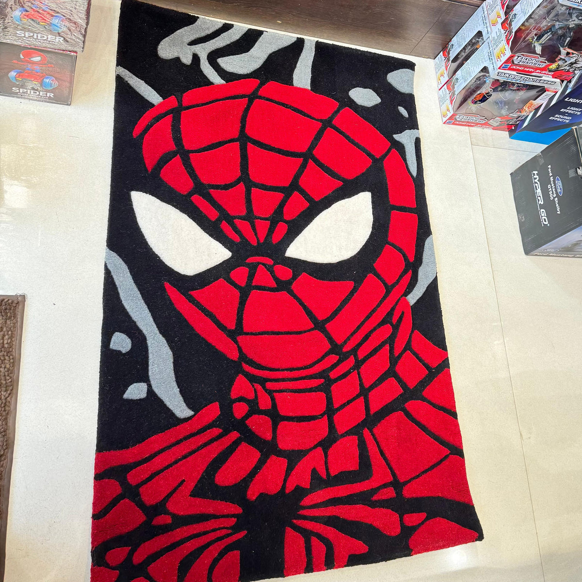 Handmade Spider-Man Rug