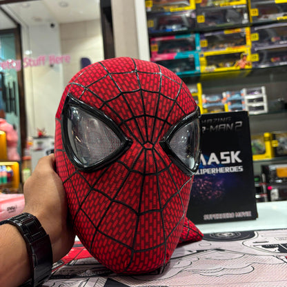 Spider-Man Mask with Light Effects and Movable Eye Lenses