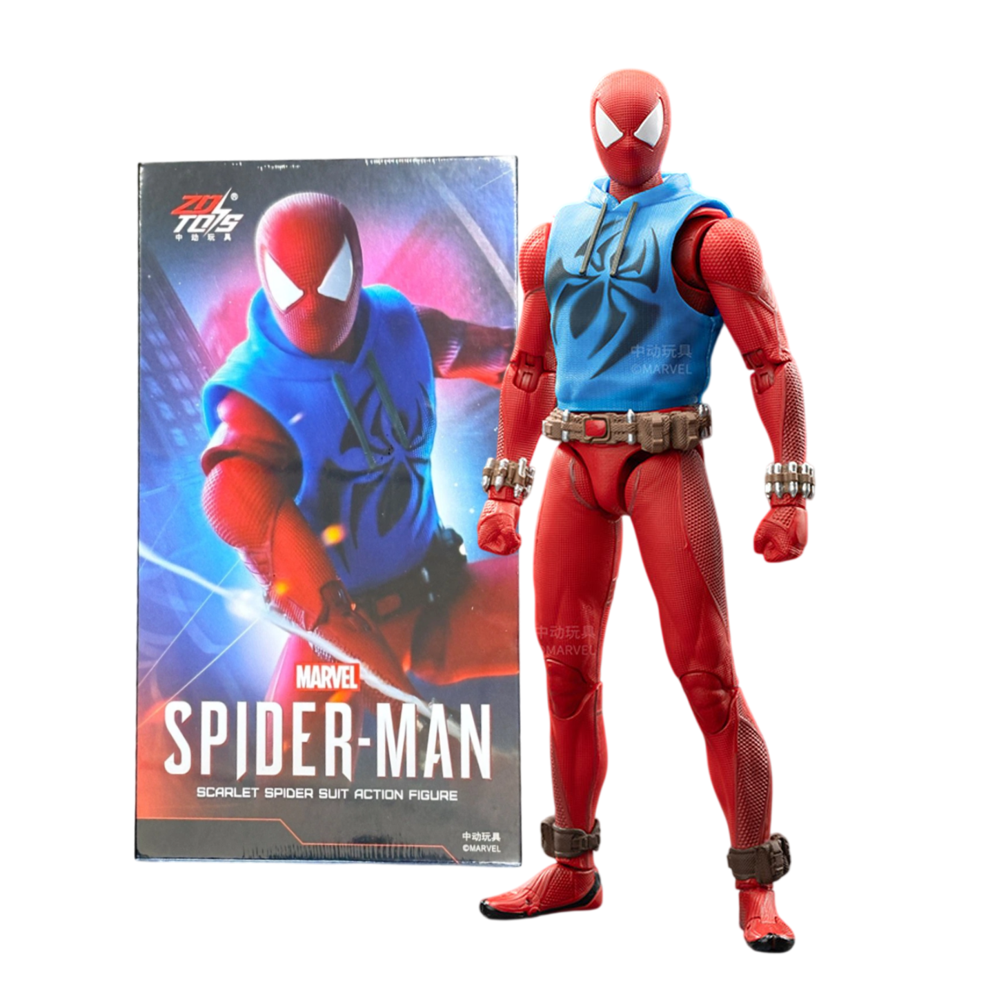 ZD Toys Spider-Man Scarlet Spider Suit 1/10 Scale Action Figure