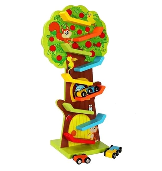 Squirrel Taxiway Kids Educational Toy Car Taxi Wooden Toy